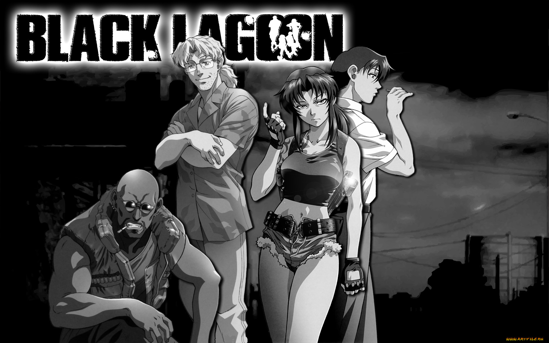 Обои Аниме Black Lagoon, обои для рабочего стола, фотографии аниме, black  lagoon, девушка, black, lagoon, мужчины Обои для рабочего стола, скачать  обои картинки заставки на рабочий стол.